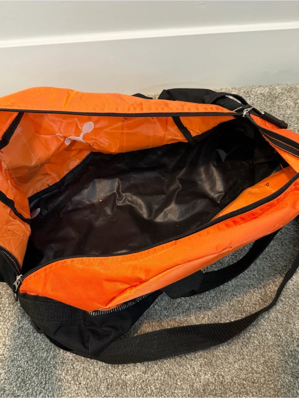 Orange Theory Fitness Bag Orange Black Small Gym Bay Duffel Bag Workout Handles